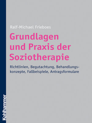 cover image of Grundlagen und Praxis der Soziotherapie